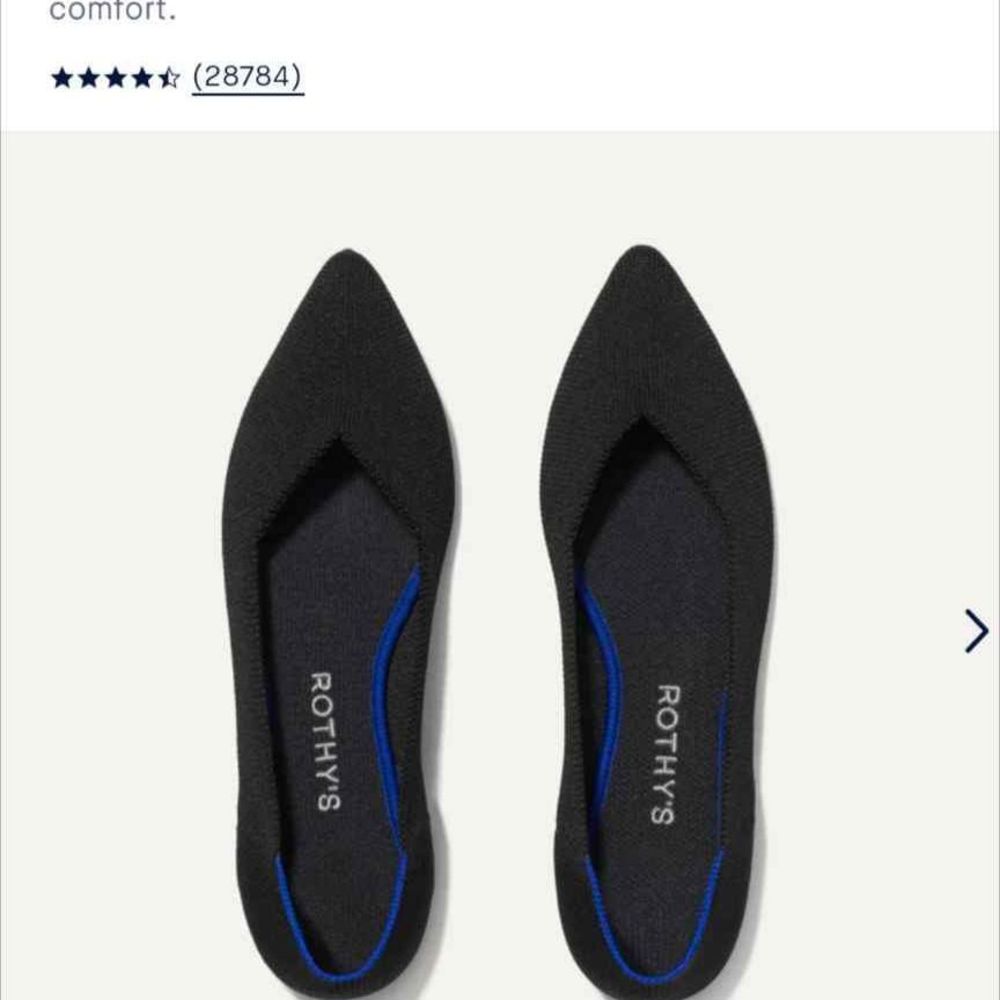 Rothys The Point Flats - Size 7.5